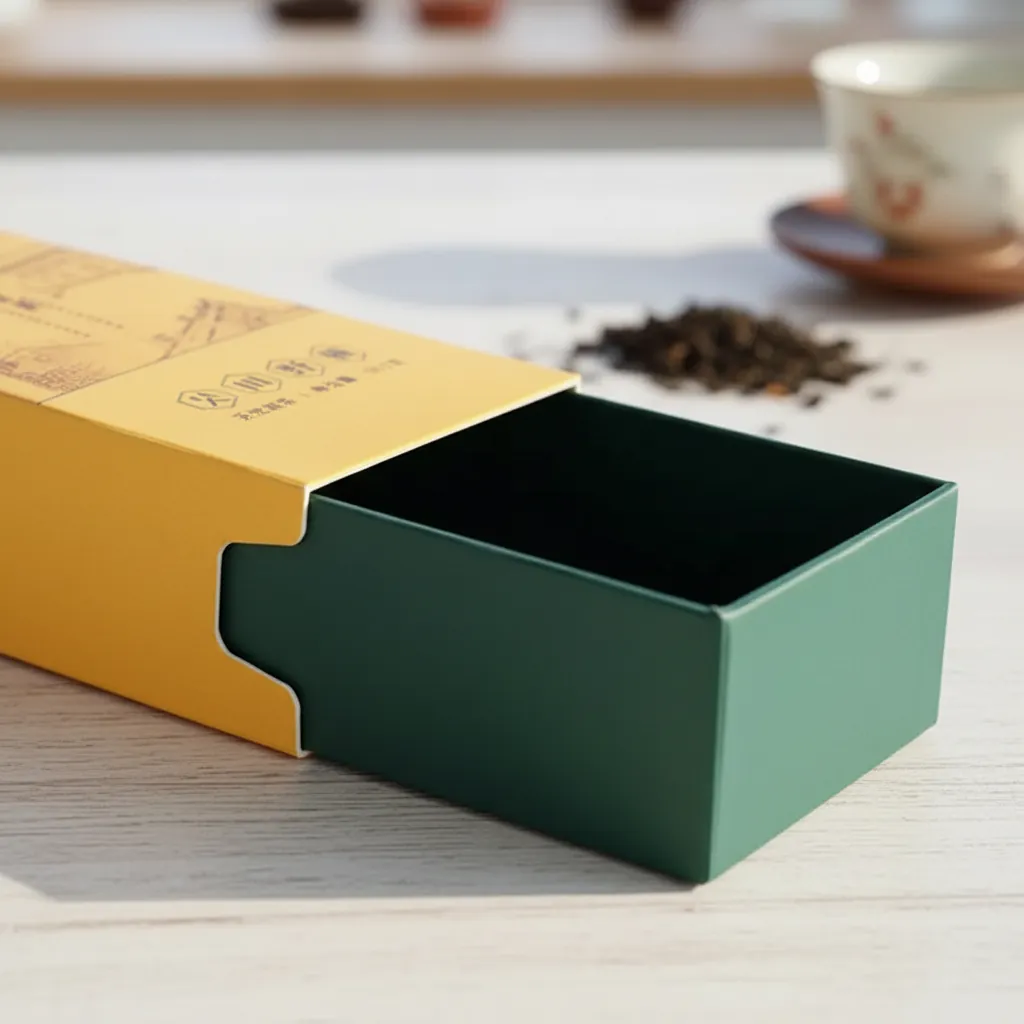 Bold Color Contrast for Tea and Food Packaging